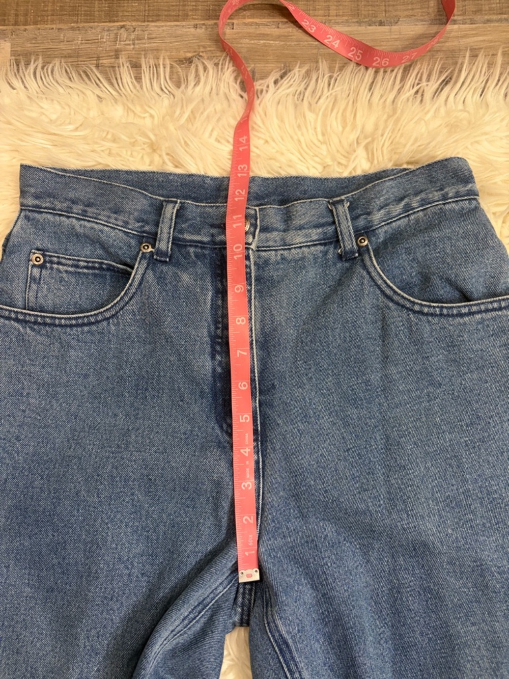 Woolrich vintage fleece lined high rise  jeans 10 - Picture 5 of 8